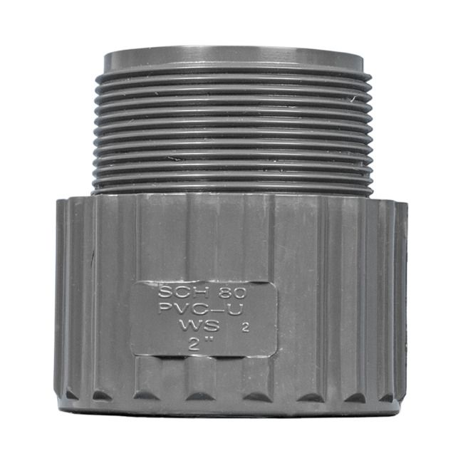 Adaptador PVC Macho 2 SCH80