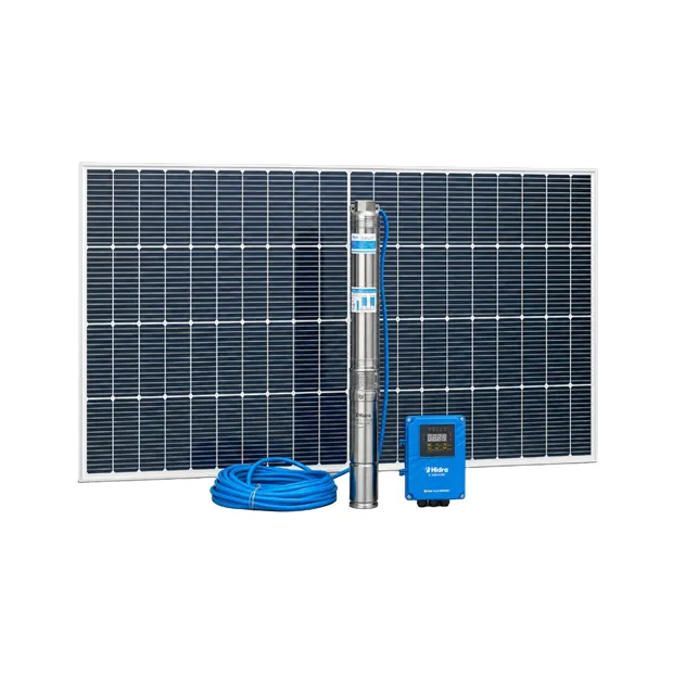 Bomba Sumergible Solar 4HP AP Con Paneles Y Controlador (4SLR416-3/385)